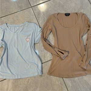 Guess and bebe bundle of shirts